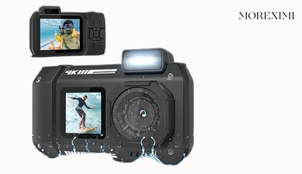 La camara subacuatica MOREXIMI es otra excelente opción para los aficionados al buceo y la fotografía submarina. 