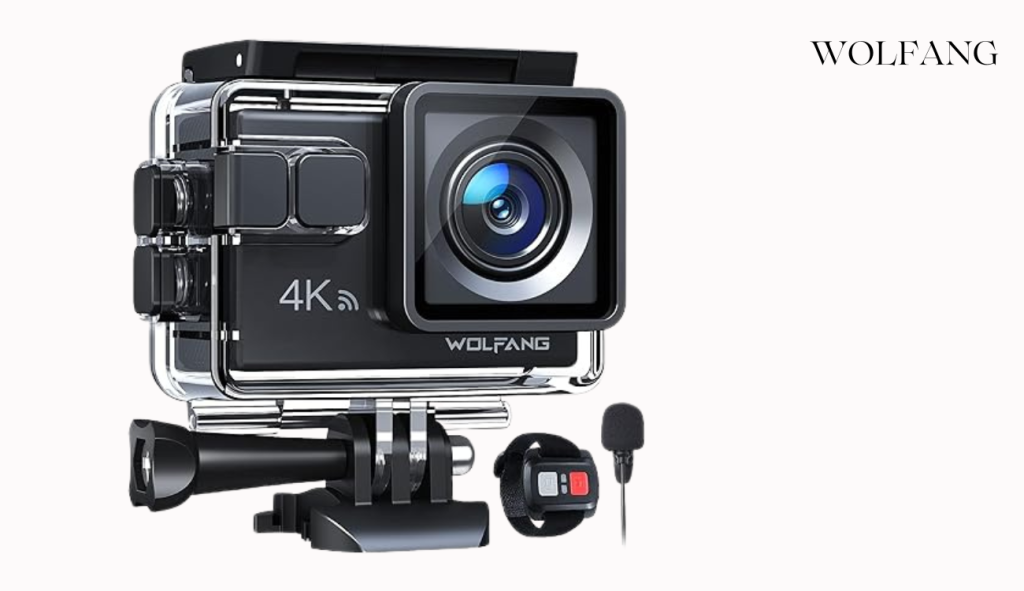 La camara subacuatica WOLFANG es una selección excepcional para aquellos que disfrutan del mundo acuático y la exploración submarina. 